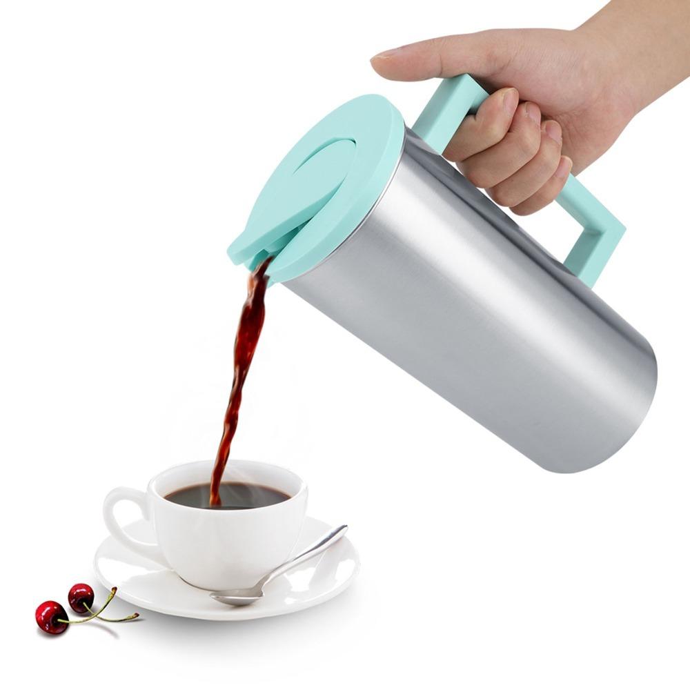 1800ml Kettle Double Wall Insulation Layer Household Thermal Carafe  Cold Fruit Tea