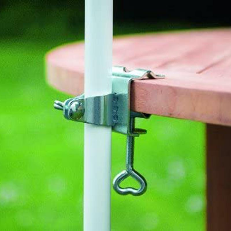 

Courtyard Parasol Stand Portable Garden Umbrella Holder Clip Outdoor Patio Beach Clamp Stable Fixed Bracket for Sun Umbrellas CN