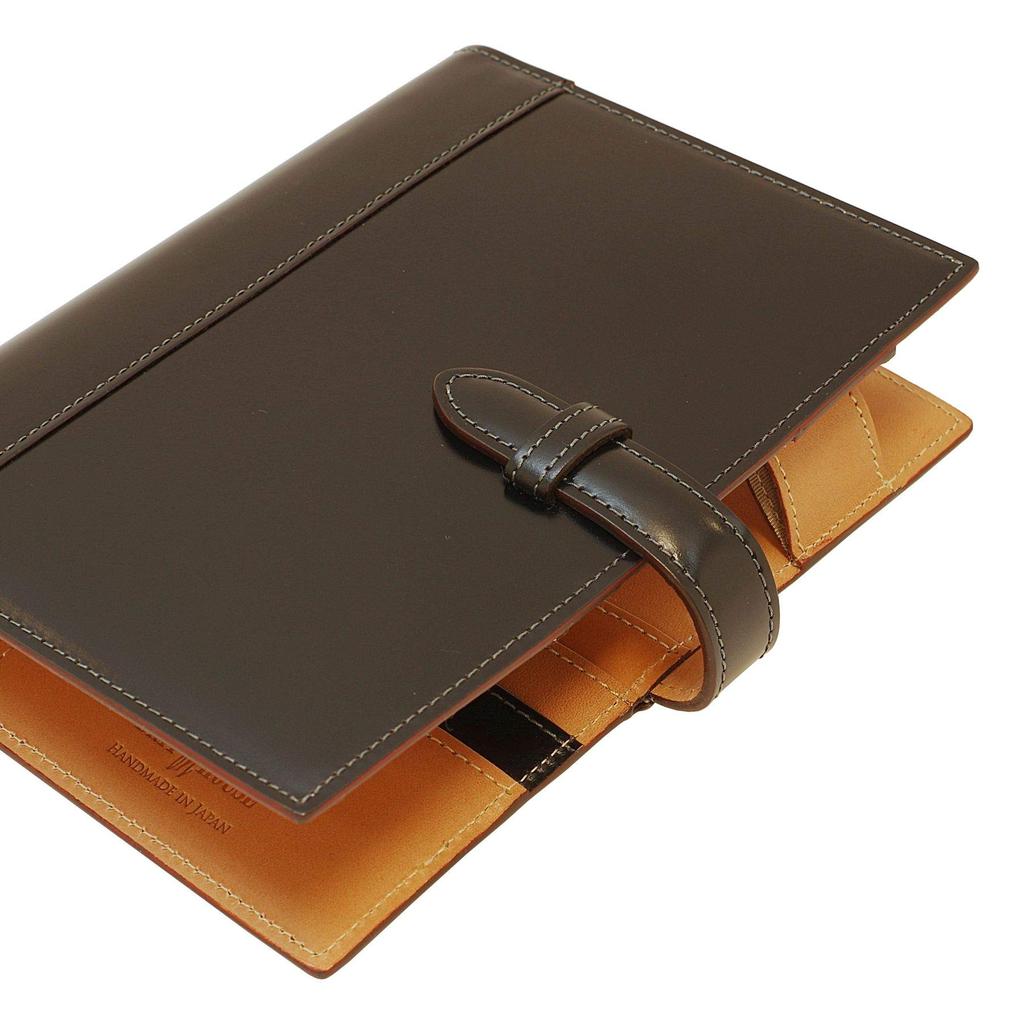 BRIT HOUSE System Notebook Cordovan Black CO-1025-BK