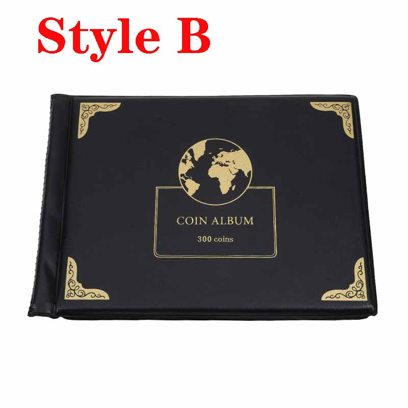 

312/300 Pockets Coin Collection Holder PVC Penny Album Gifts Coin Collecting Album Coin Collection Book for Collector Display