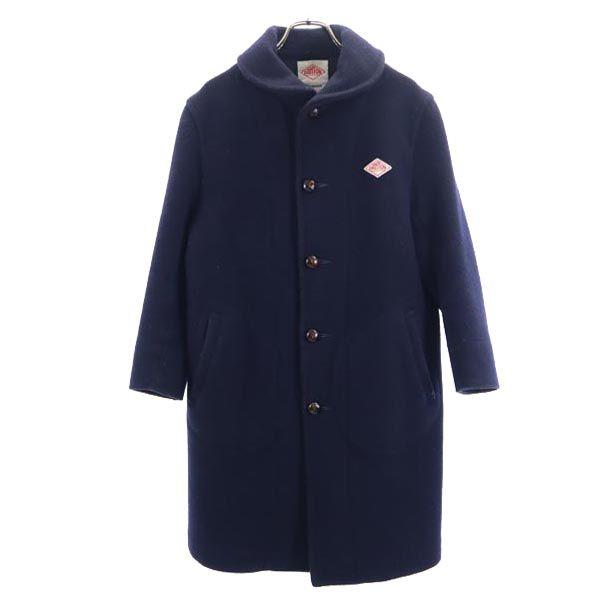 

Пальто Danton из шерстяной смеси с вышивкой логотипа 40 Темно-синий Женское Б/у