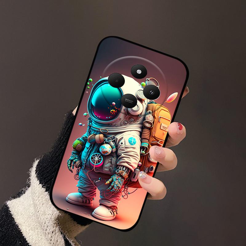 Für Redmi 14C 4G Weiche Hülle 14R Stilvolle Cartoon-Bemalte TPU-Silikon-Handyhülle Für Xiaomi Poco C75 4G 5G Stoßfeste Coque Hüllen