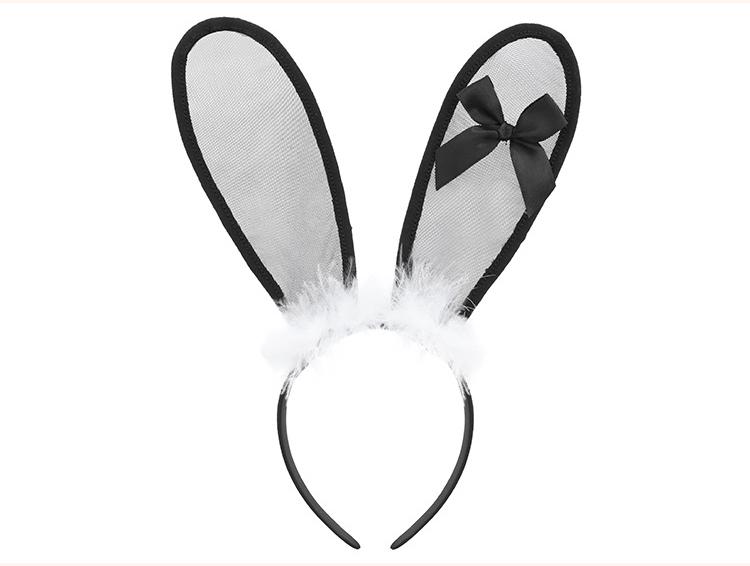 Cute Bunny Girl Cosplay Costumes Women's Underwear Lace Sexy Bodysuit Ruffles Bandage Hollow Rabbit Uniform Lingerie for Sex