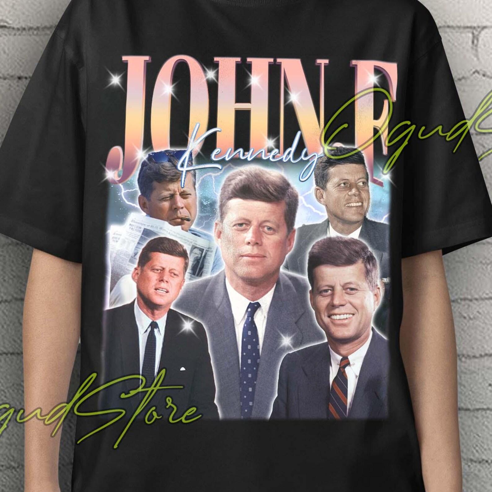 John F Kennedy Retro Unisex T-Shirt L