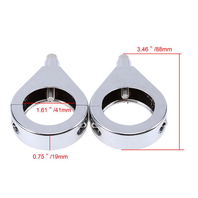 41/39mm Motorrad Gabel Umzug Blinker Licht Umzug Gabel Halterung für Harley Cafe Racer Sportster