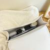 Embroidered Rhombus Single Shoulder Crossbody Small Square Bag Diagonal Magnetic Buckle Portable Women's Bag