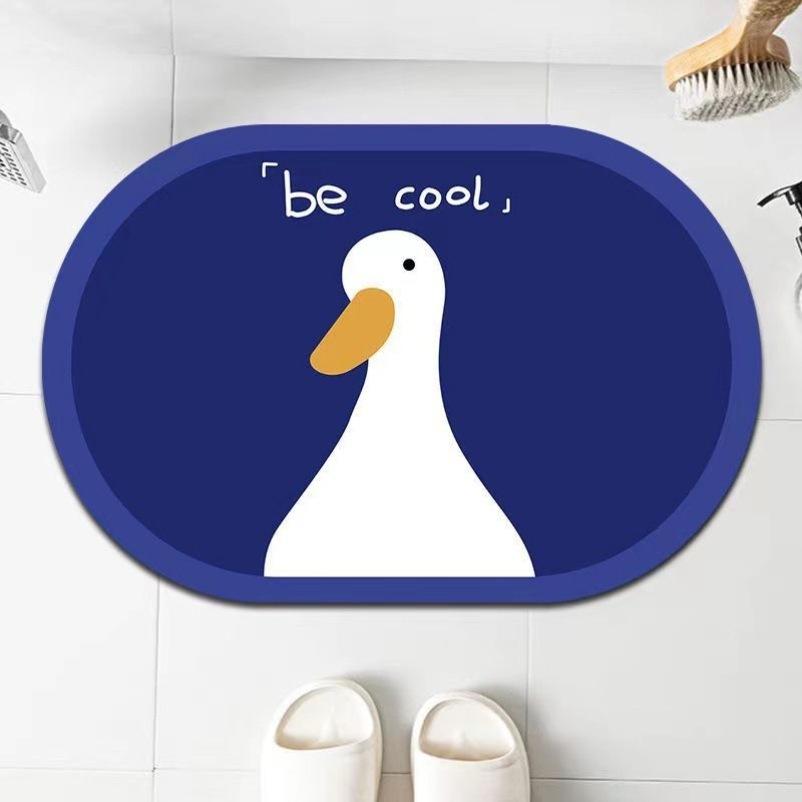 Bathroom Kitchen Carpet Hallway Doormat Anti-Slip Carpet Absorb Water Kitchen Bath Mat Floor Mat Non-Slip Entryway Mat for Living Room Home Decor