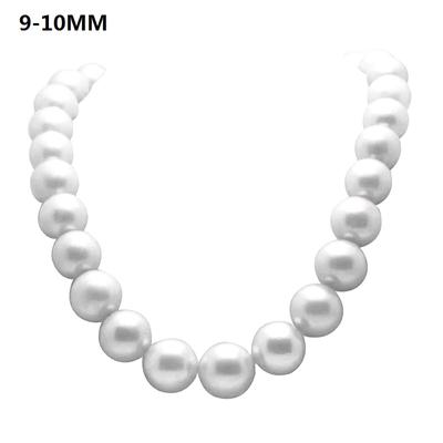9-10mm Round Pearl Neckalace Natural Freshwater Pearl Jewelry For Women