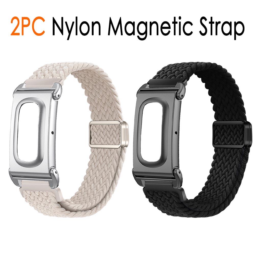 Nylon-Armband für Google Fitbit Air Band Fitness-Tracker Austauschbares Armband Verstellbares Magnetarmband Für Google Fitbit Air Armband