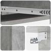 Wall Mounted Side Table Concrete Grey 87.5 x 34.5 x 17 cm