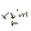 Nickel-Plated PWA Phillips Round/Pan Head Self-Tapping Screws with Washers, Copper Base, Nickel Screws Collection (M1-M5)