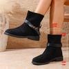Women Ankle Boots Autumn Winter Shoes Luxury Short Barrel Round Toe Fashion Comfortable Low Heel Punk Style Outdoor Casual Sale