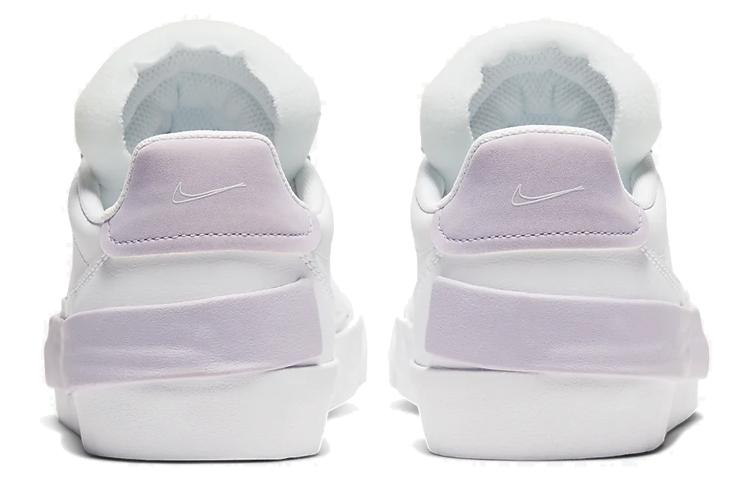 Nike Drop Type PRM Leather Comfortable Low top Kids' Skateboarding Shoes Ice Light Purple Teenagers CQ4383-103