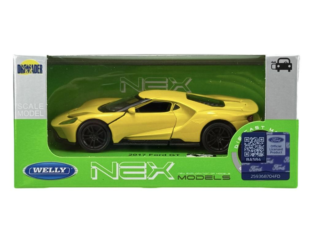 WELLY 2017 FORD GT YELLOW 1:34 43748