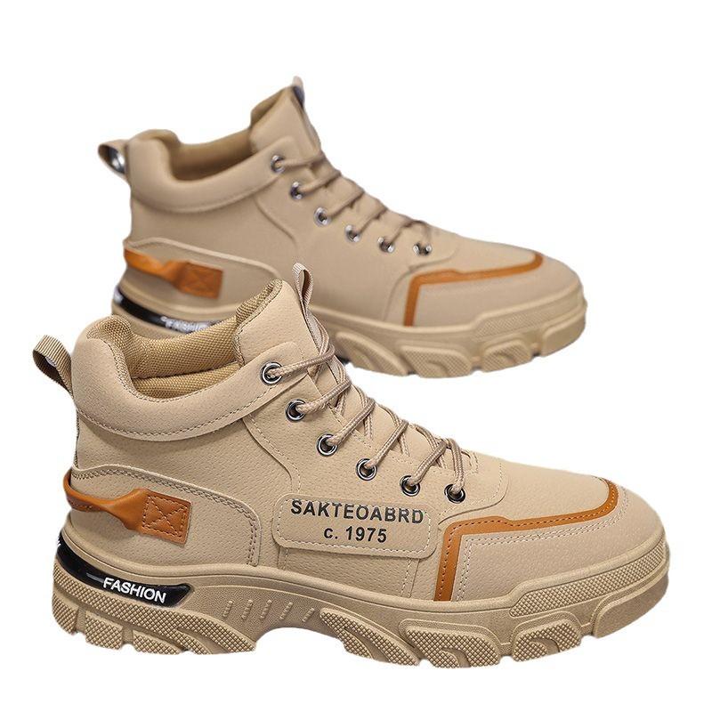 Men's shoes summer work waterproof, non-slip and wear-resistant sports and leisure tooling Martin tide shoes