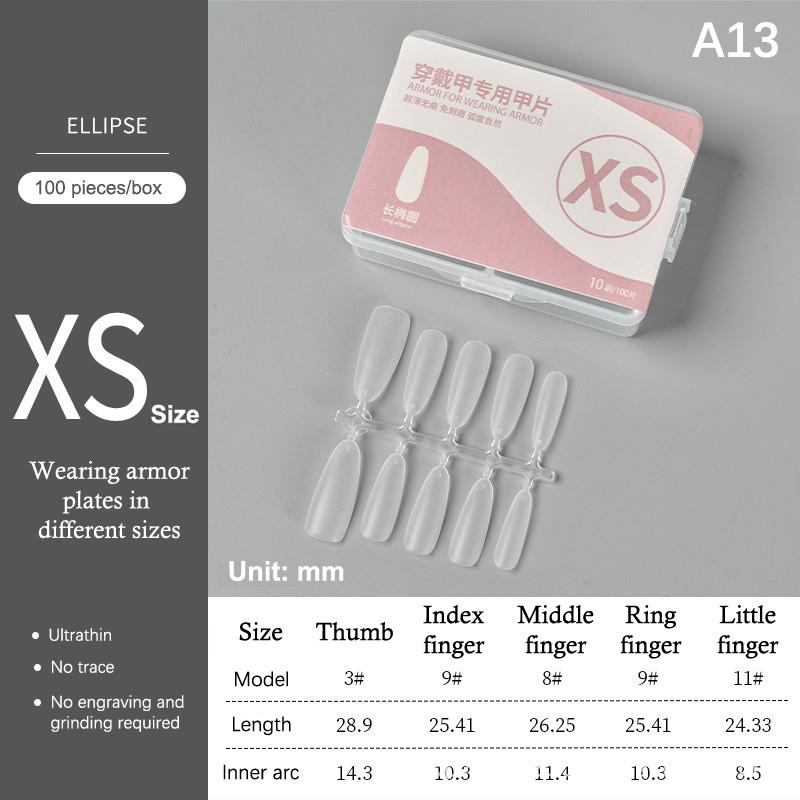 100Pcs/Box Matte Fake Nails No Polishing Press On False Nails Medium Short Design High Matt Soft Gel Nail Tips For Extension