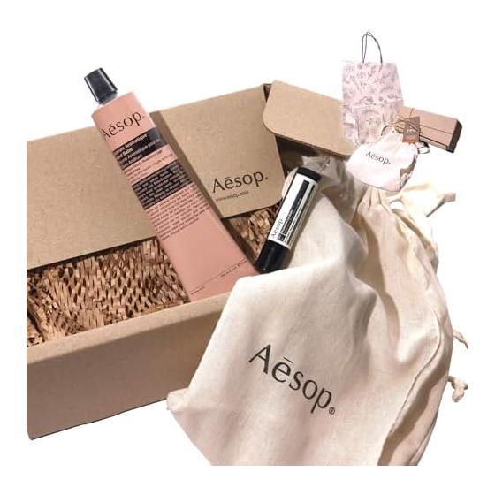 [Wrapped/Gift Set] Aesop Aesop Gift Set Andrum Aromatic Hand Balm Protective Lip Balm Cosmetics Beauty Present Gift [Parallel Import] (1set)