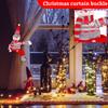 Creative New Christmas Decoration Curtain Buckle Holiday Window Scene Layout