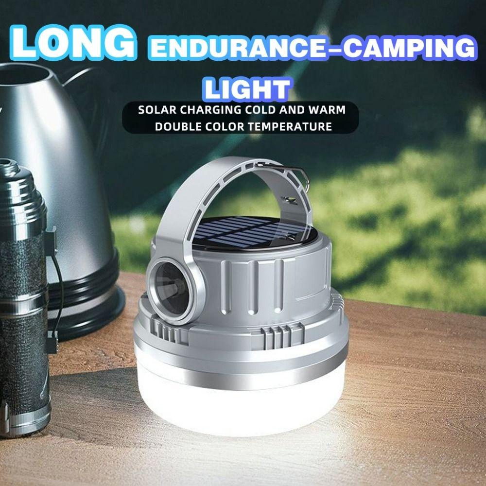 3000mAh Lamp Camping Solar Waterproof Emergency Light Outdoor Camping Light  Tent Lamp