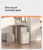 Large Capacity High-Legged Smart Sensor Trash Can with Lid for Kitchen, Bathroom, and Office