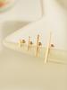 Minimalpiercing 14K Stick Bar Piercing Earrings