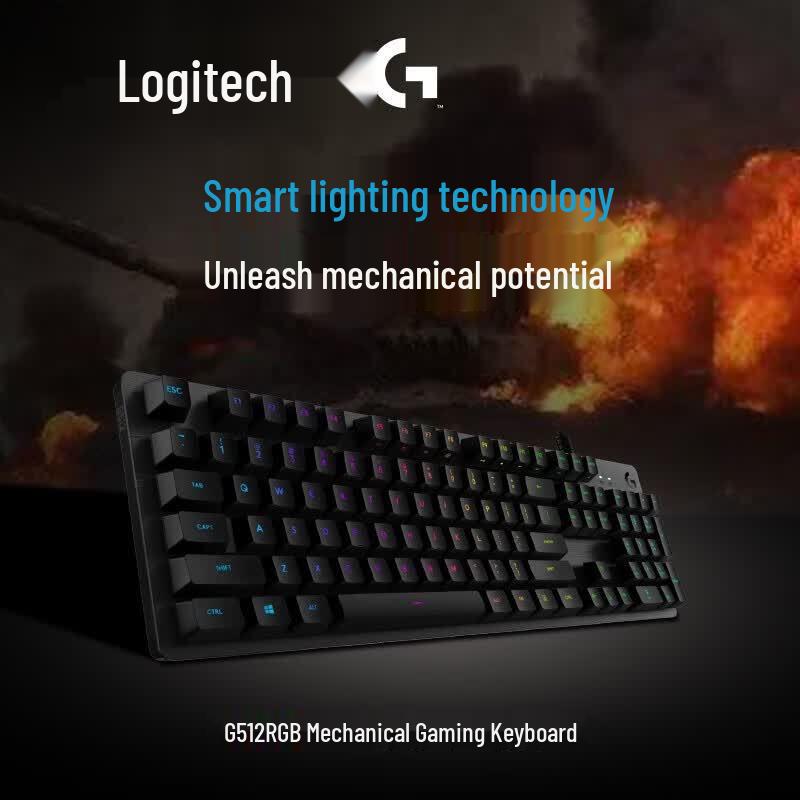 Logitech Tastiera Meccanica da Gaming RGB G512