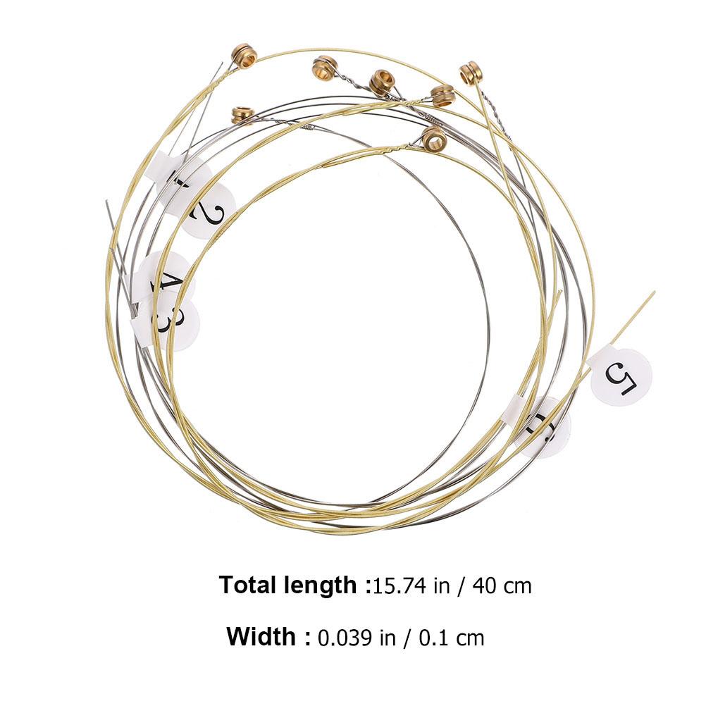 10 шт. Комплект струн для лиры Прочный Упругий Стальной Материал Плавное Звучание Запасные Части для Набора Лиры