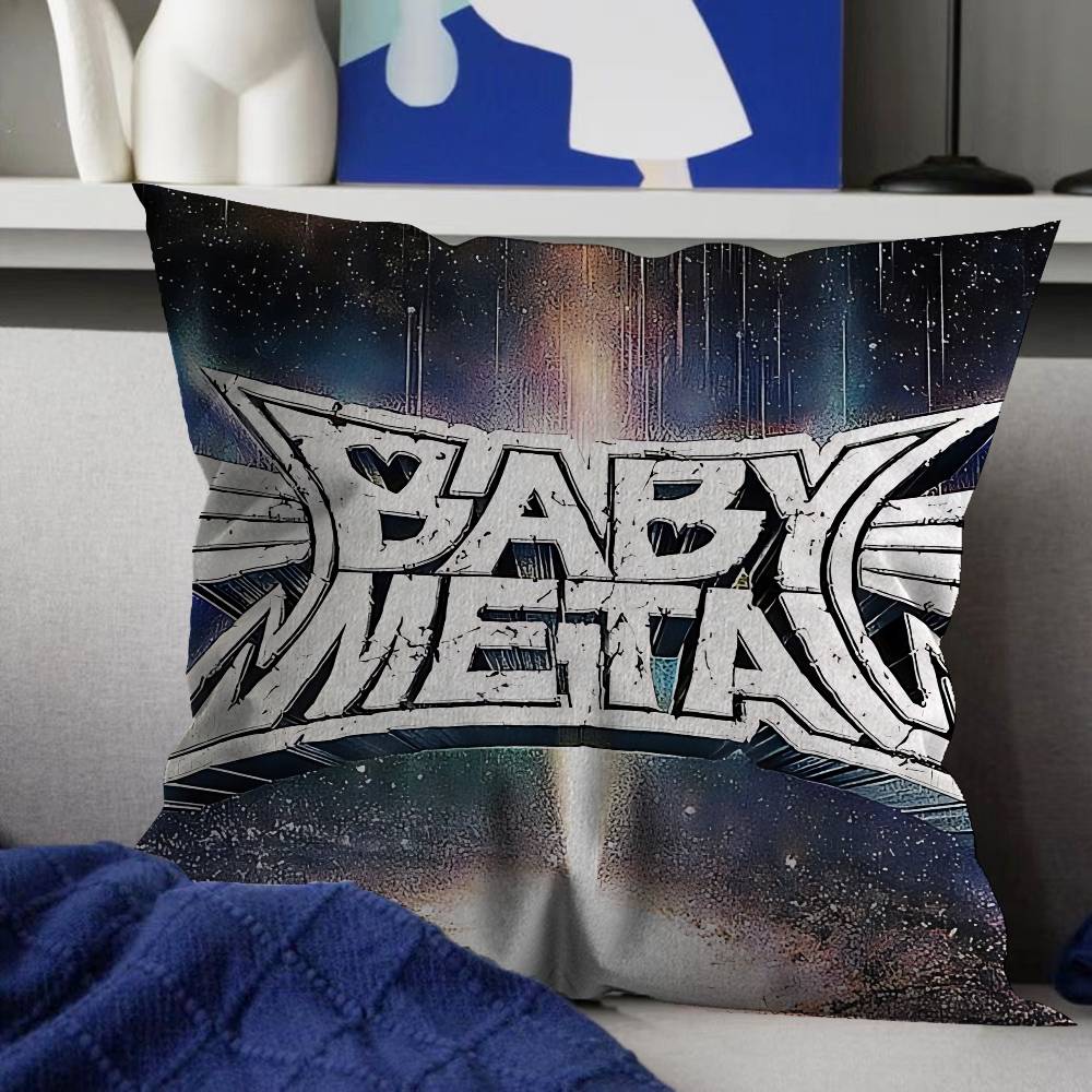 Japanese B-BABYMETAL Band Music Maple Design Cushion Cover Happy Autumn Harvest Decor Holiday Decorati Pillow Cover