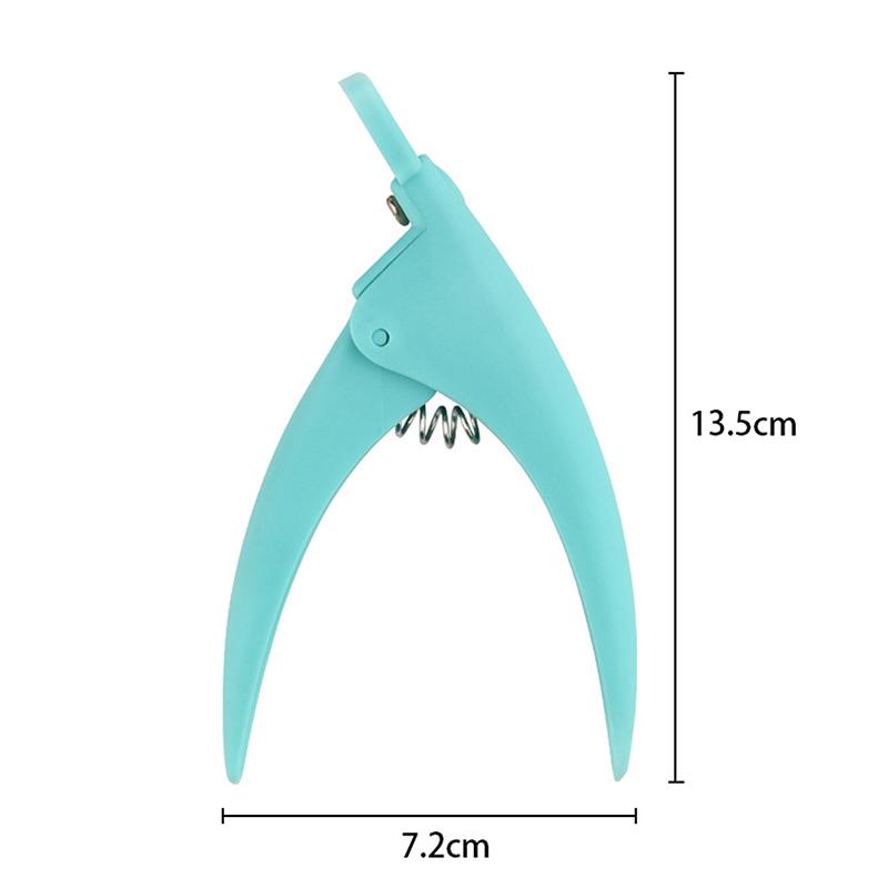 Cążki do zdobienia paznokci typu U z okrągłym ostrzem, obcinak do palców, obcinak do krawędzi sztucznych tipsów, kolorowa gilotyna, nóż do sztucznych paznokci, narzędzia do paznokci