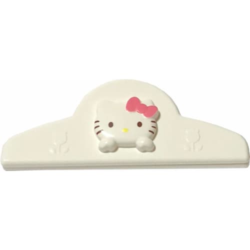 Friend Sanrio Hello Kitty Plastic Sealing Clips for Food Snack Bags, 10 x 1.55 Inches, Set of 2, Kitchen