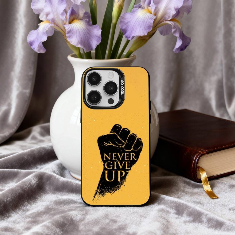 

N-Never G-give U-up Phone Case For iPhone17,16,15,14,13,12,11 Plus,Pro Max Black Candy Silver Plated Cover iPhone16pro