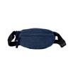 Zippered waist bag for ladies  high-quality denim bags  pendular and leisure  versatile and leisure
