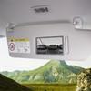 Premium Stainless Steel Car Sun Visors Mirror Shatterproof Design Adhesive Installation Universal for Vehicles