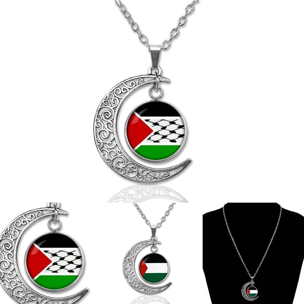 Handcrafted Retro Pendant Necklace With Hollow Moon Design Geometric Style Unisex 15g