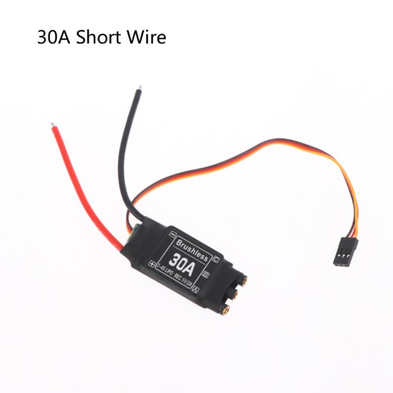 30A Brushless Electronic Speed Controller With 5V 3A Ubec Xt60 Esc Brushless Motor For Rc Fpv Helicopter Mini Quadcopter Drone