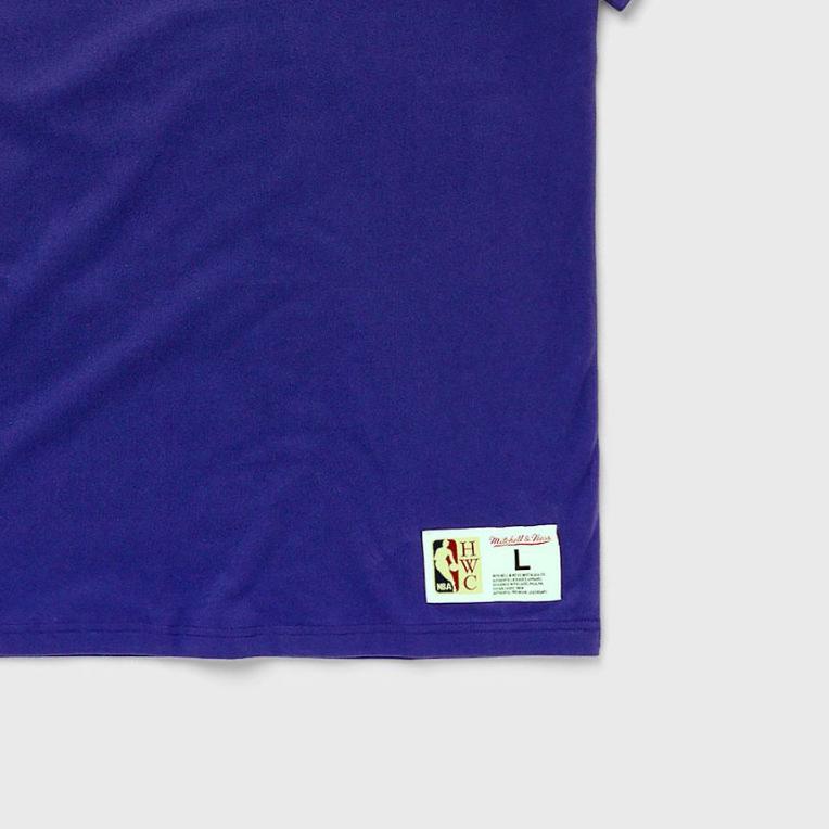 Mitchell Ness T-Shirts Men's Blue Crew Neck Moderate Straight Fit TCRW6277-PSUYYPPPPURP