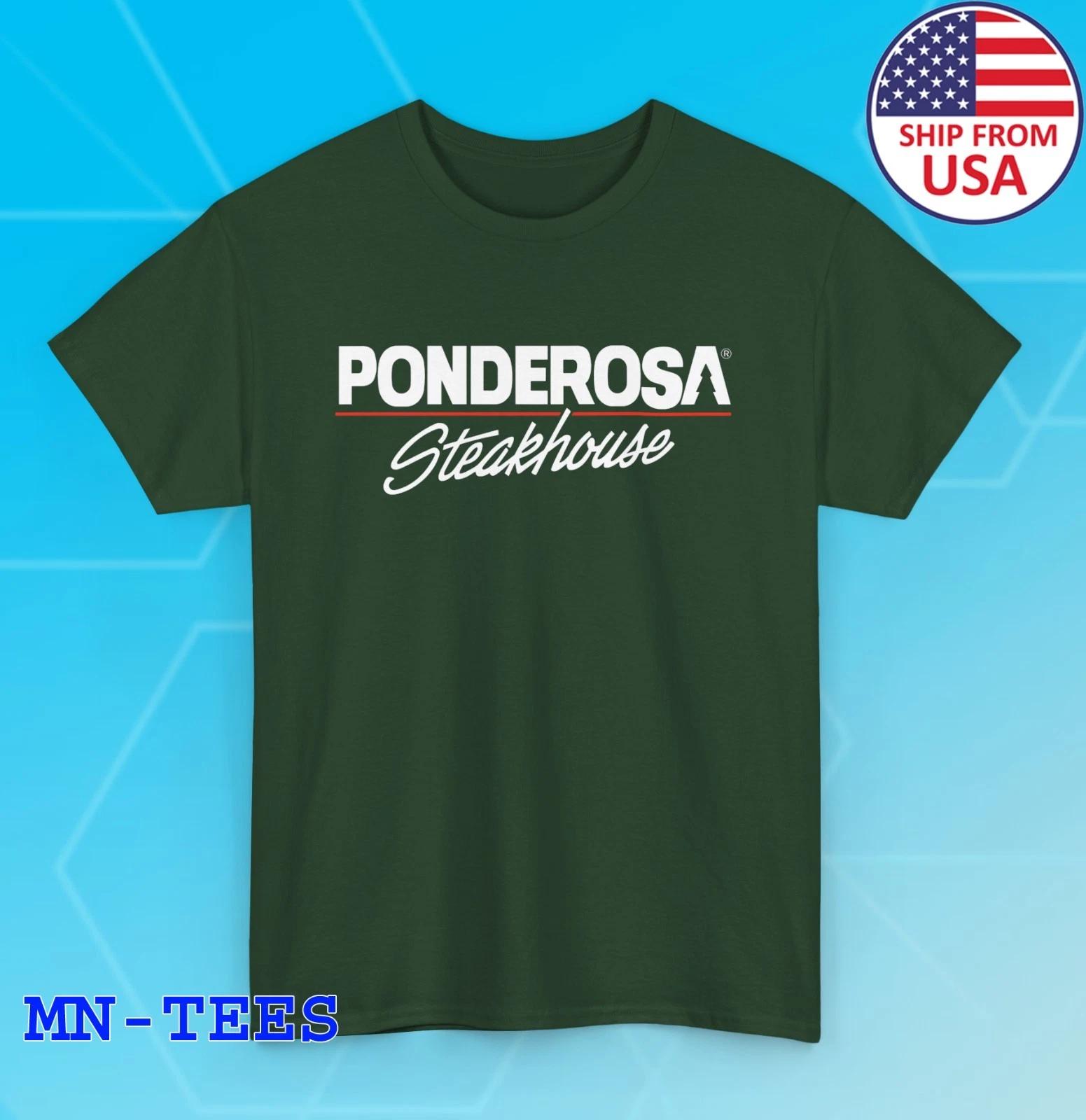 Ponderosa Steakhouse Forest Green Size S-5XL 4XL