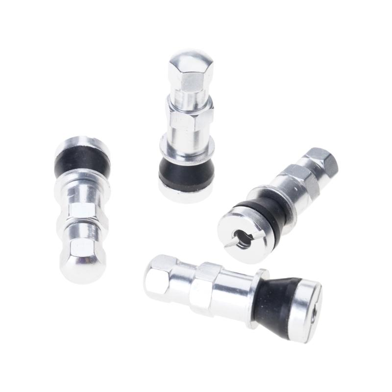 4 Pack Corrosion Resistant Metal Valves Stem For Vacuum Tires No Inner Tube Design Fit Car Motorcycles Effortless Setups