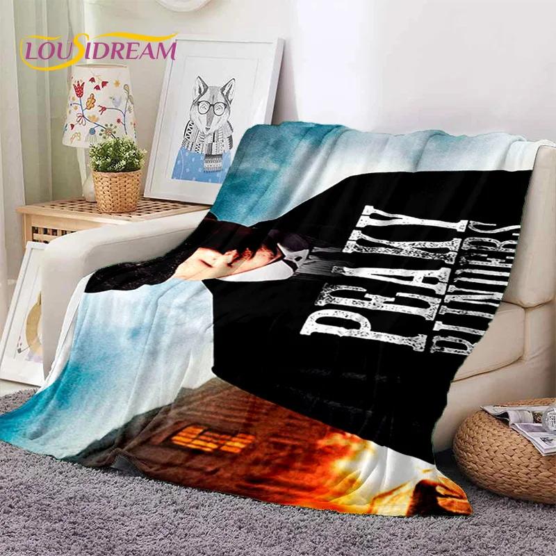 Coperta morbida in flanella 3D P-Peaky Blinders Tommy Shelby per Letti Camera da letto Divano Picnic, Coperta da lancio per Coprire Esterni Tempo libero Regalo