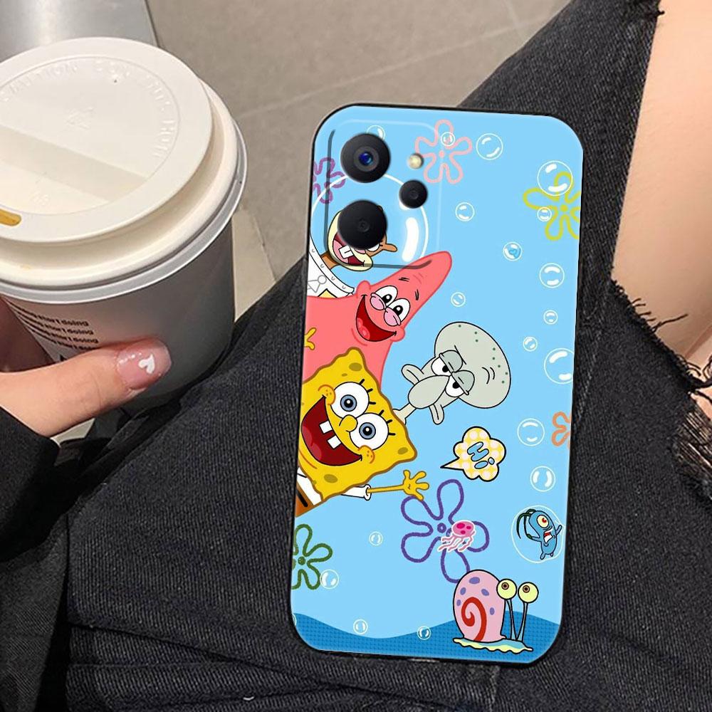 P-Patrick Star S-Spongebob Phone Case For OPPO Realme 5 15 15T 14 13 12 11 10 9 9I 8 8I 7 7I 6 Pro Plus Case Funda Shell Cover