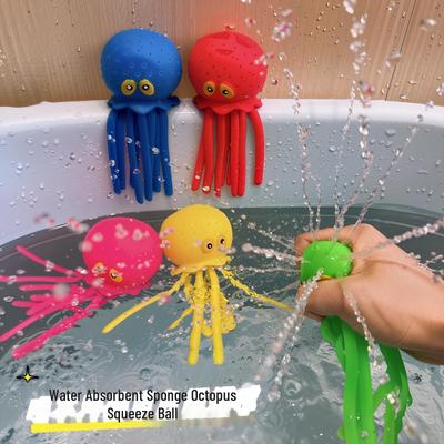 1PC Octopus Squishy Toy Set for Kids - Perfect for Bath, Pool, Beach; Great for Relaxation and Play