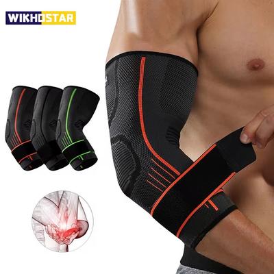 Manicotto a compressione per gomito da donna e uomo durevole, supporto, scaldabraccia, bendaggio elastico per artrite, gomitiere, protezione, abbigliamento sportivo