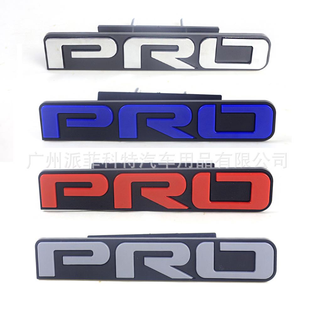 Toyota Tundra 4Runner TRD PRO Mesh Grille Color Emblem Sticker