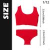 1/12 Scale Female Underwear Doll Clothing Scene Prop, Fashion Realistic Miniature Panty and Bra for