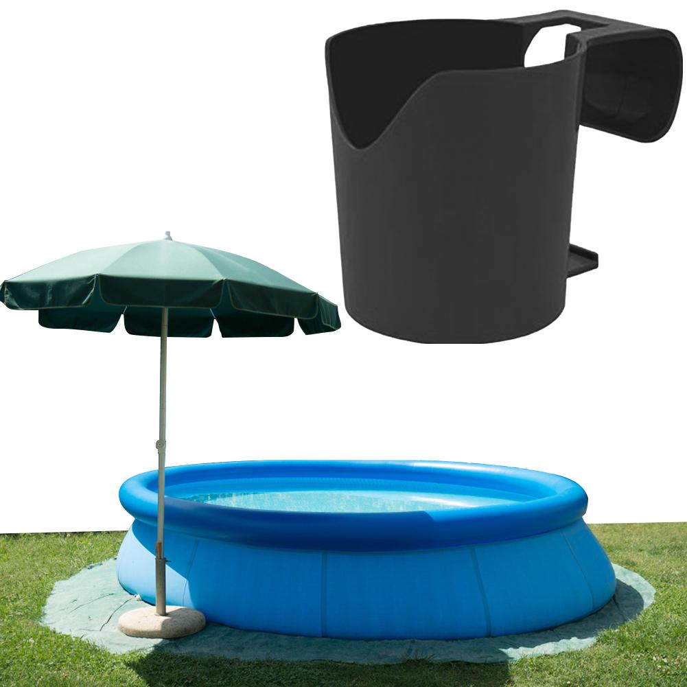 3-1Pcs Pool Cup Holder No Punching Portable Beverage Holder Swimming Pool Side Storage Shelf for Above Ground Pools