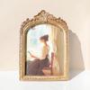 Classical Wall Mount Photo Frame With Stand Elegant Antique Resins Picture Frame For Living Room Bedroom Office Decors
