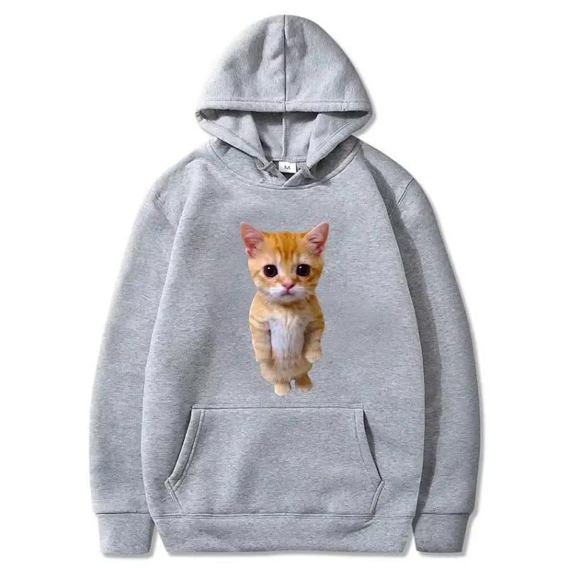 2025 Autunm Funny Cat Printed Women Casual Multi-color Hoodies Women Men Harajuku Pullover Girl Boy Casual Fashion Clothes Tops
