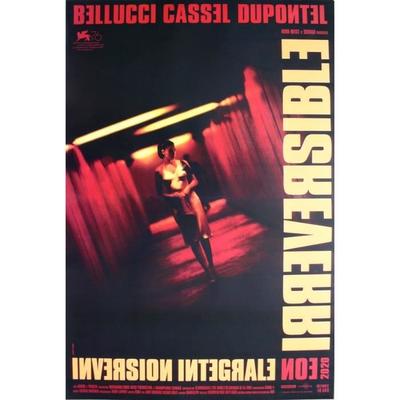 IRREVERSIBLE Original French Movie Poster ROLLED Small Size 53x40cm Movie Poster Gaspar Noé