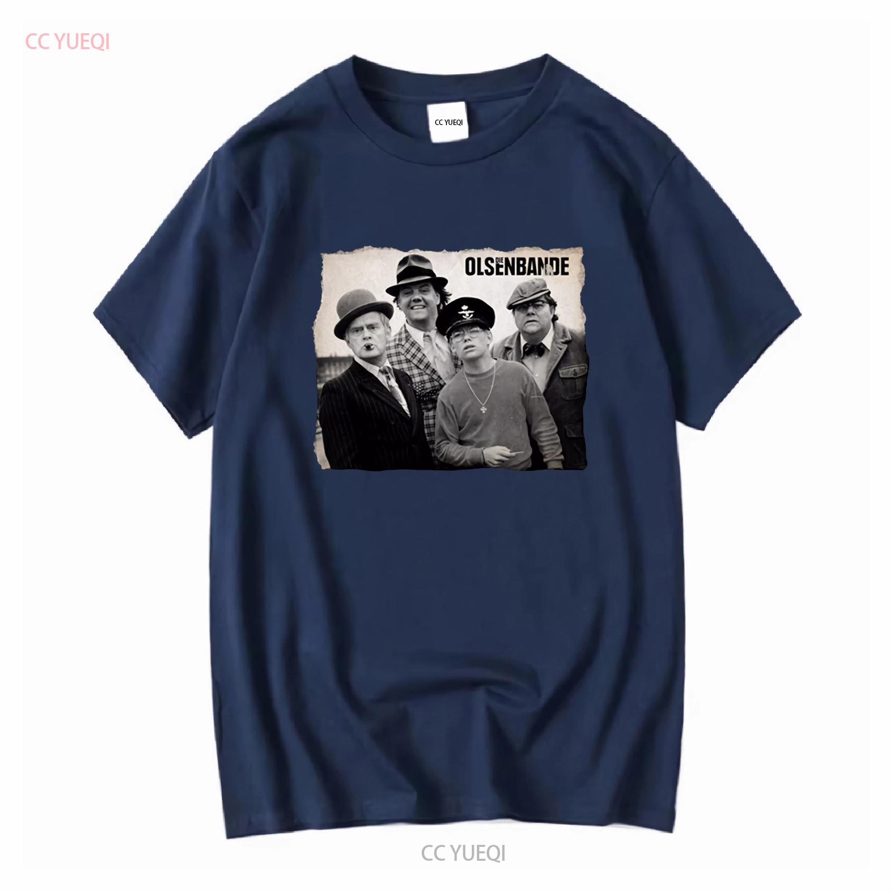 

Olsenbande Egon Benny Kjeld Börge Yvonne Black T Shirt 552 vintage Washed Unisex Breathable Stretched Casual graphic Stylish S