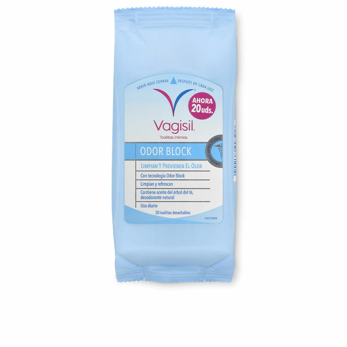 

Интимные салфетки Vagisil Odor Block 20 штук